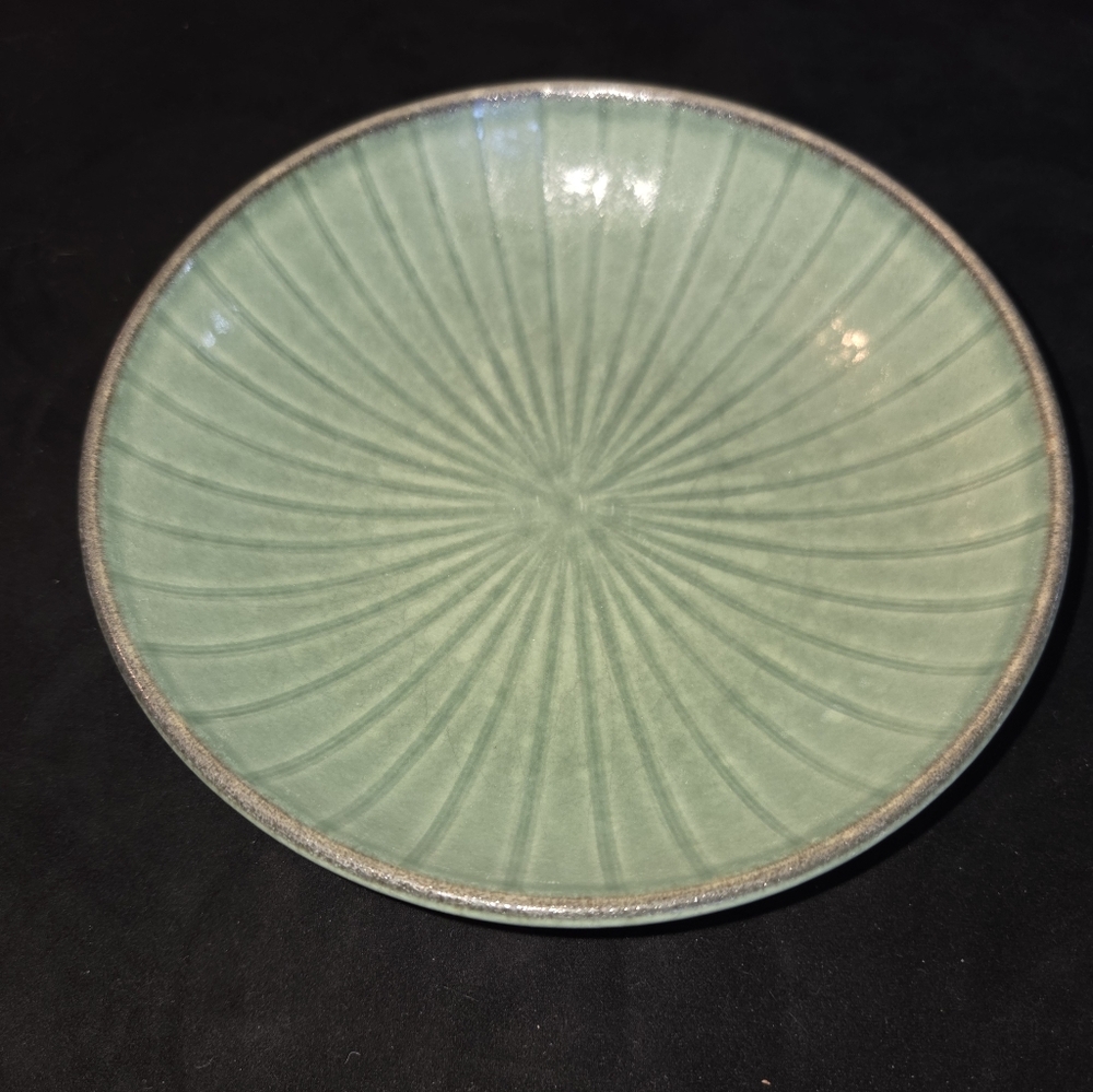 (1 bowl) Pfaltzgraff "Naturewood Serenity" Jade Celadon Green 7 1/4" Bowl